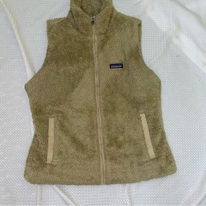 Patagonia Tan Fleece Vest